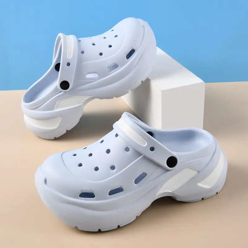 Tide Cool Sports Style Thick Bottom Cave Shoes Women's Summer Outdoor Couple Fashion Two-Wear 6CM Thick Bottom Sandals for Men and Women - Image 7