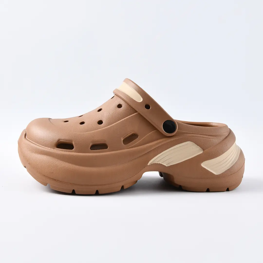 Tide Cool Sports Style Thick Bottom Cave Shoes Women's Summer Outdoor Couple Fashion Two-Wear 6CM Thick Bottom Sandals for Men and Women - Image 2