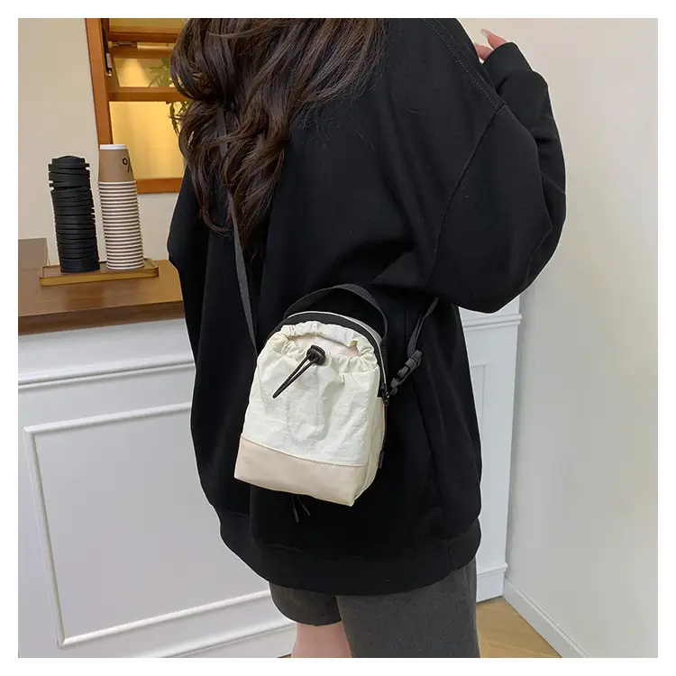 Orange Drawstring Shoulder Bag for Women — feature 10