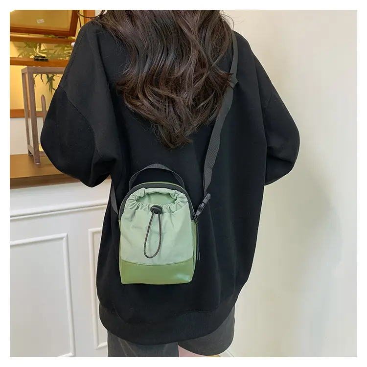 Orange Drawstring Shoulder Bag for Women — feature 14