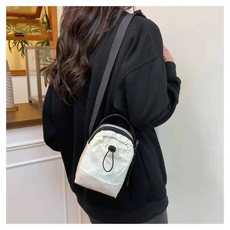 Orange Drawstring Shoulder Bag for Women — feature 17