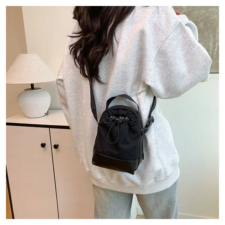 Orange Drawstring Shoulder Bag for Women — feature 19
