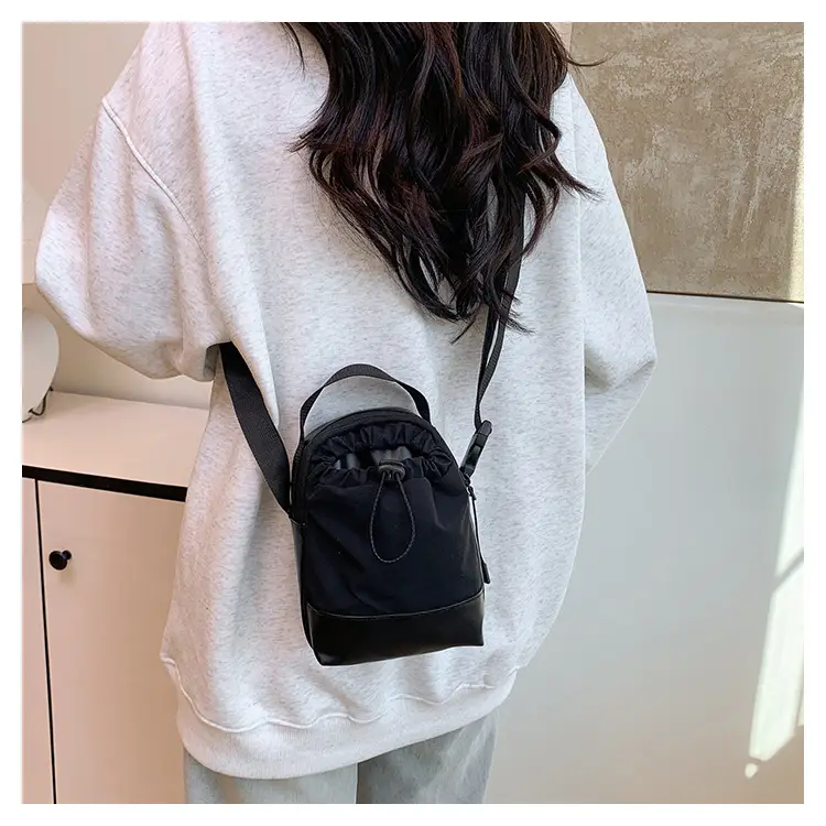 Orange Drawstring Shoulder Bag for Women — feature 20