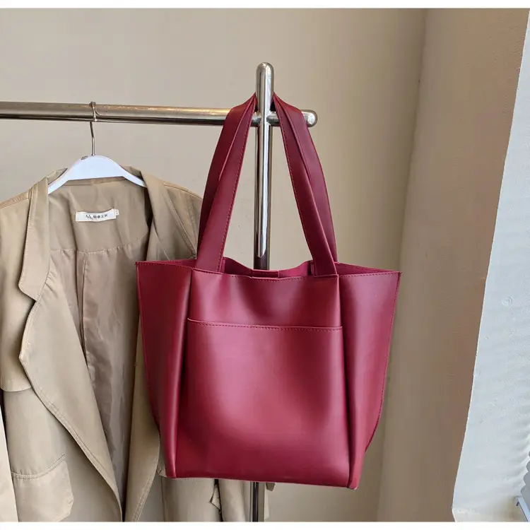 Beige Retro Tote Bag Large Capacity 2025 — feature 15
