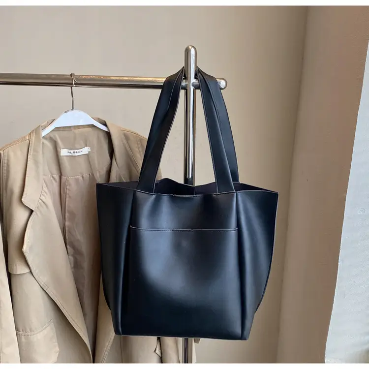 Beige Retro Tote Bag Large Capacity 2025 — feature 16