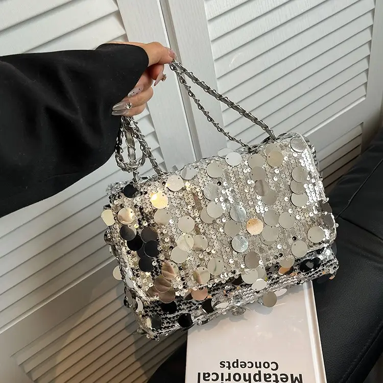 High-End Sequin Shoulder Bag for Women 2025 - Image 3