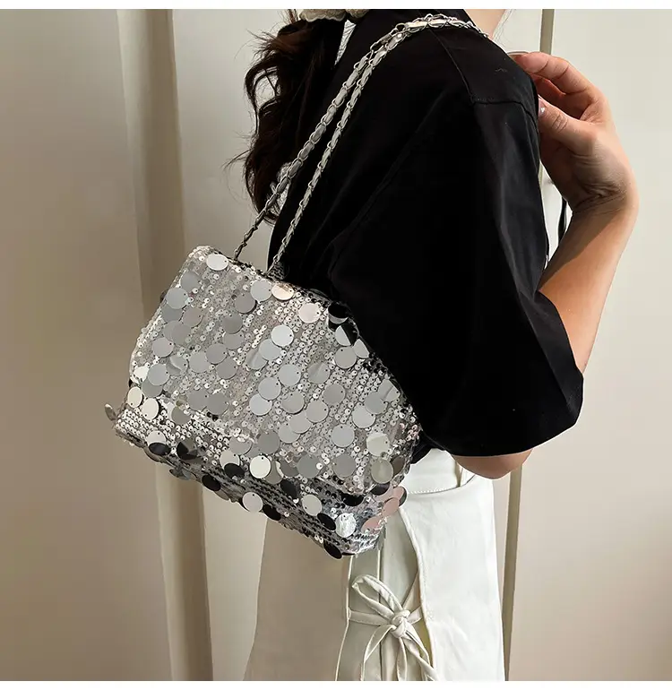 High-End Sequin Shoulder Bag for Women 2025 — feature 10