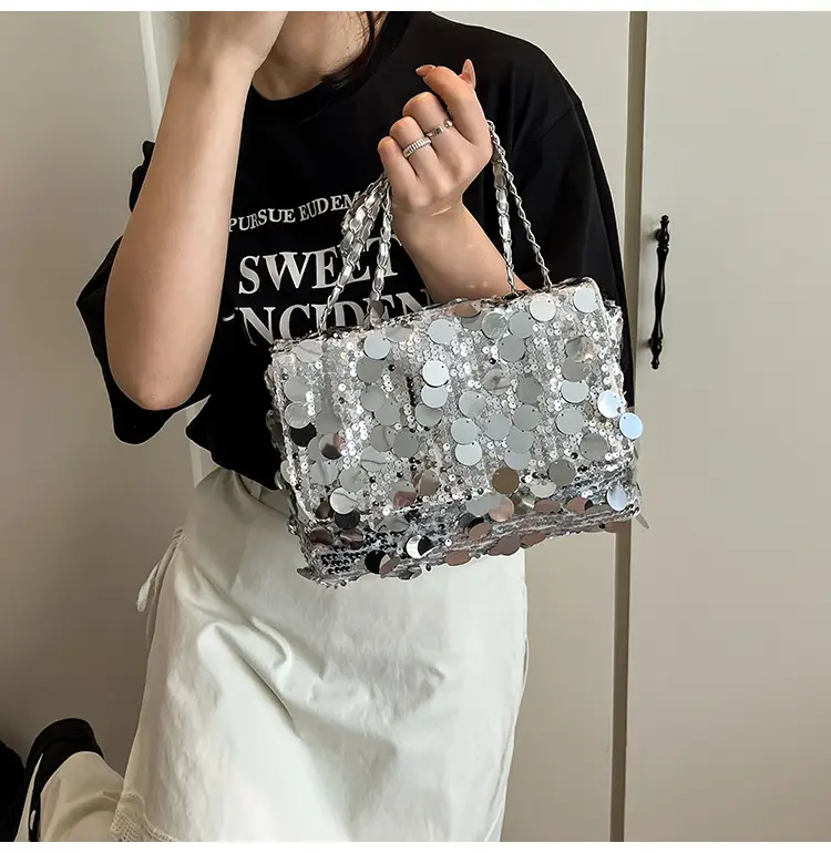 High-End Sequin Shoulder Bag for Women 2025 — feature 12