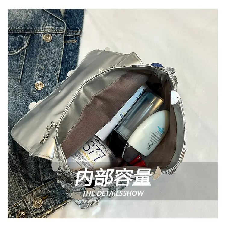 High-End Sequin Shoulder Bag for Women 2025 — feature 3