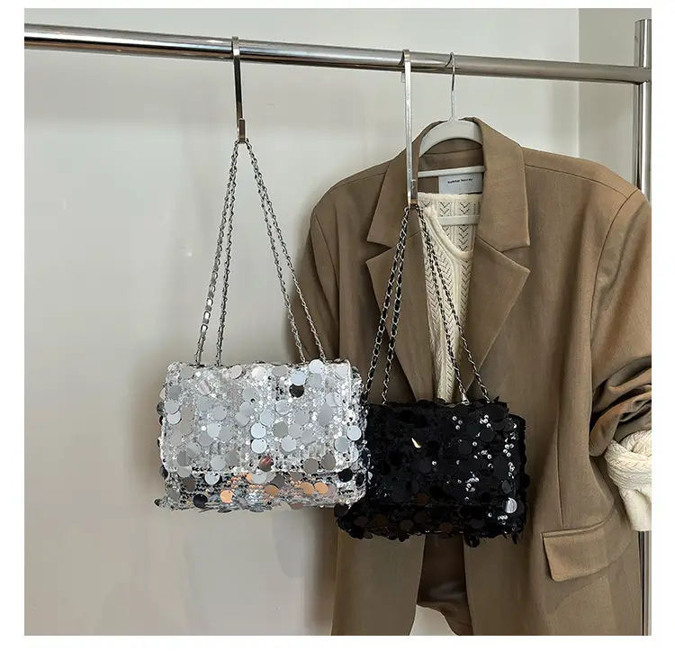 High-End Sequin Shoulder Bag for Women 2025 — feature 6