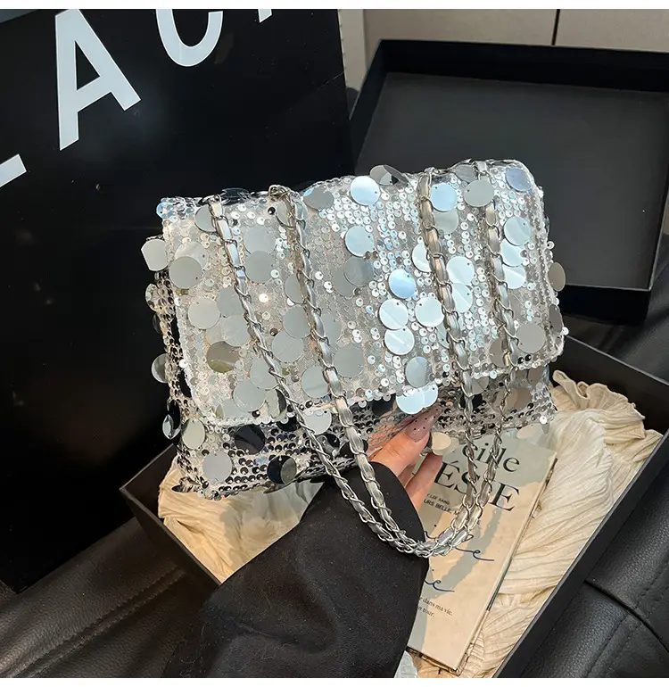 High-End Sequin Shoulder Bag for Women 2025 - Image 2