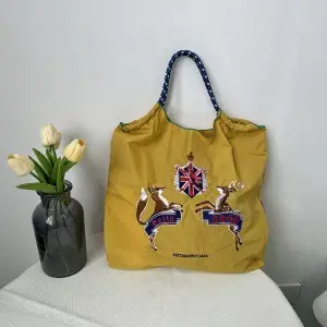 Women Embroidered Canvas Shoulder Bag with Crossbody Strap - Image 20