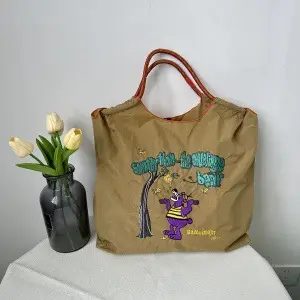 Women Embroidered Canvas Shoulder Bag with Crossbody Strap - Image 25