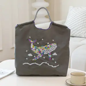 Women Embroidered Canvas Shoulder Bag with Crossbody Strap - Image 42