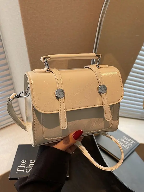 Women's Silver Leather Shoulder Crossbody Bag 2025 - Image 6