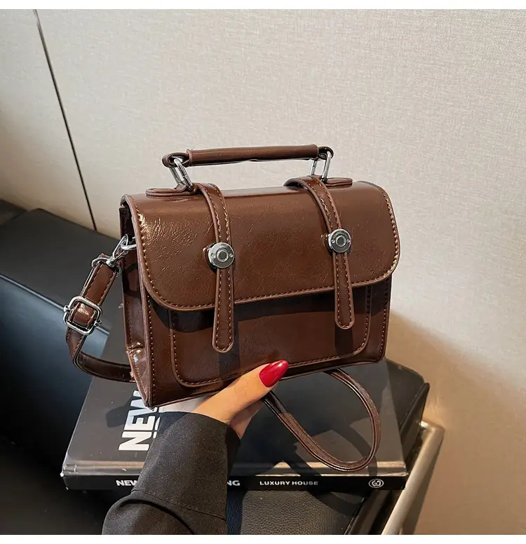Women's Silver Leather Shoulder Crossbody Bag 2025 — feature 27