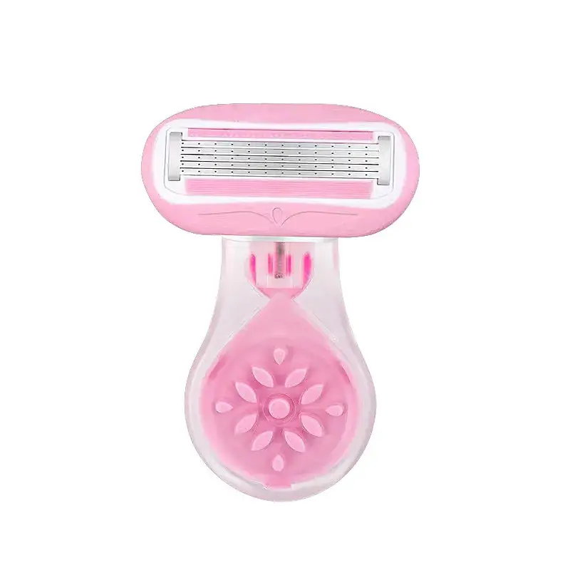 Pink 5-Blade Women's Hair Removal Knife for Armpit & Leg - Image 6