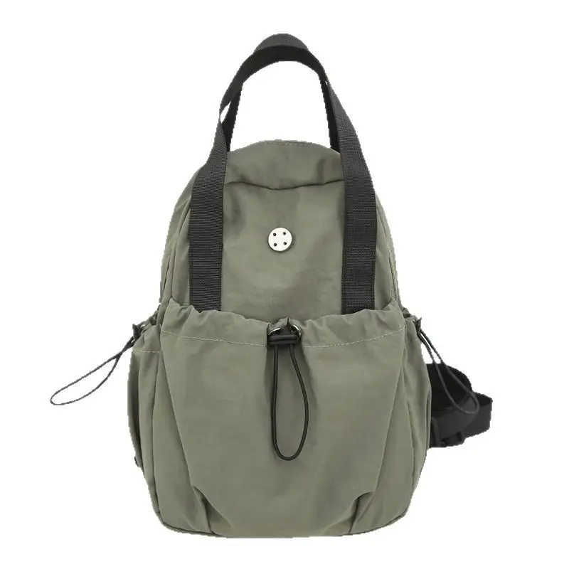 Men Lightweight Nylon Backpack Shoulder Crossbody Bag - Image 10