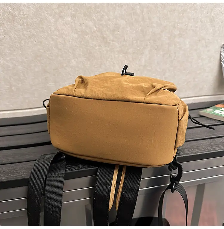 Men Lightweight Nylon Backpack Shoulder Crossbody Bag — feature 18