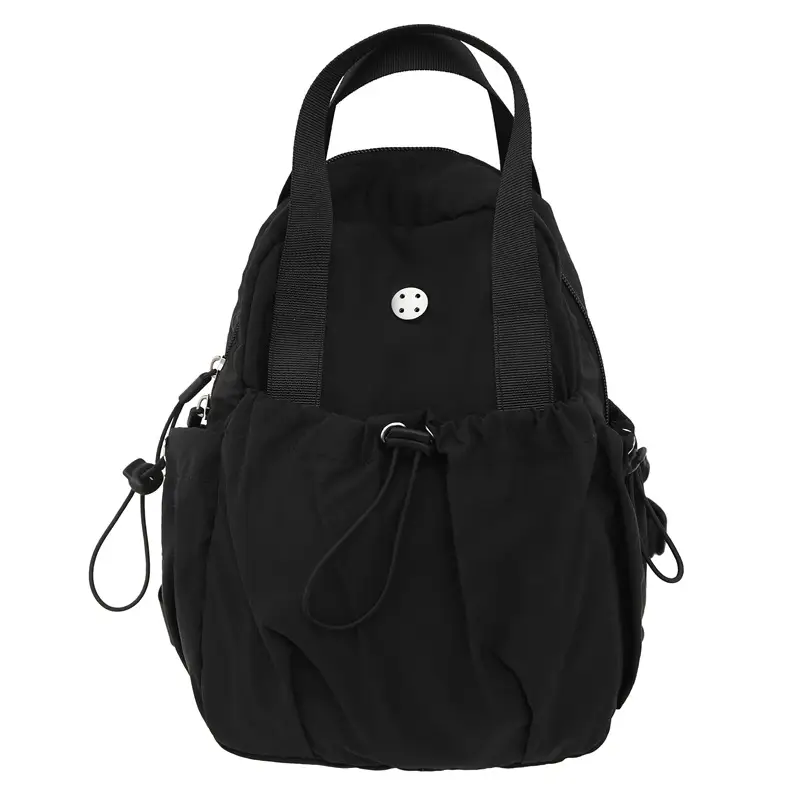 Men Lightweight Nylon Backpack Shoulder Crossbody Bag - Image 2