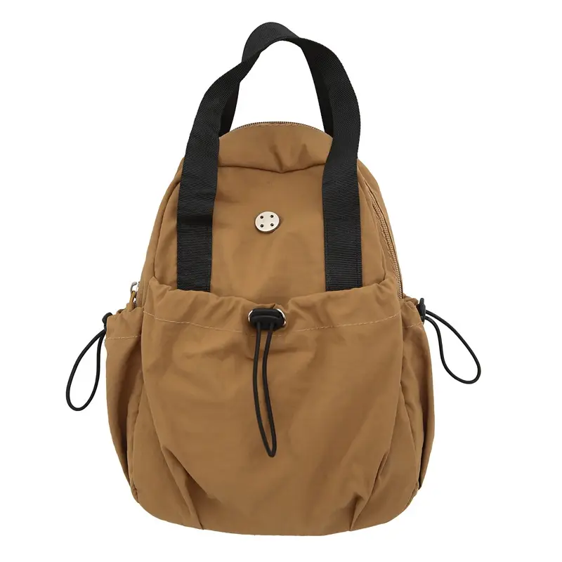 Men Lightweight Nylon Backpack Shoulder Crossbody Bag - Image 5