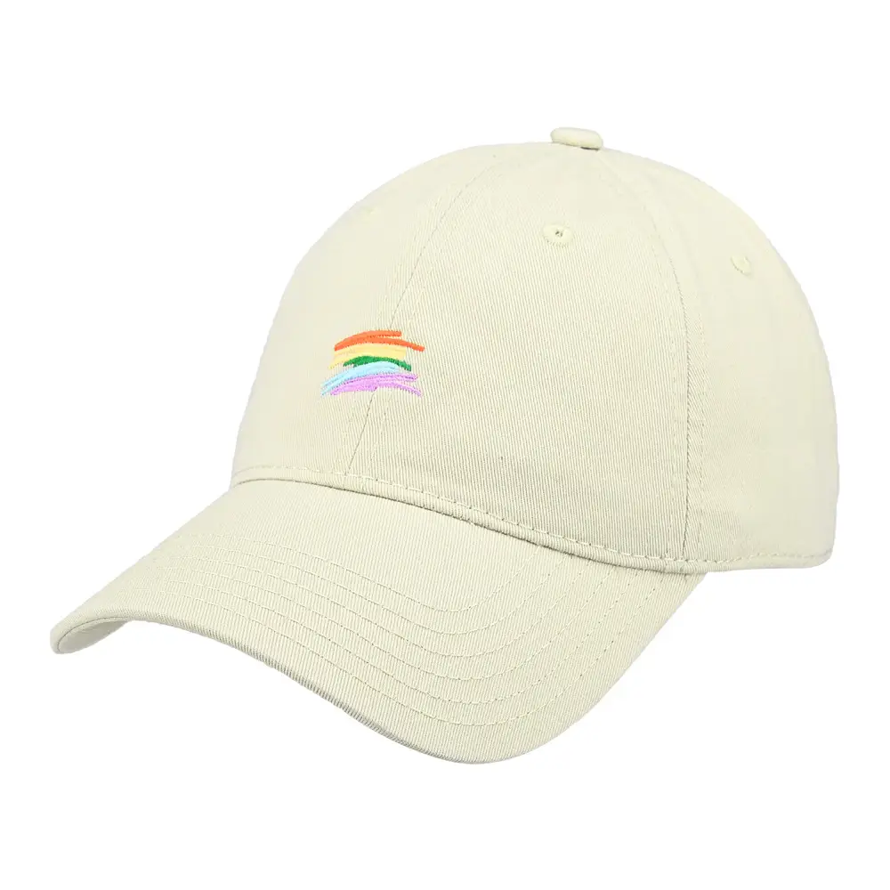 Cute Rainbow Embroidered Baseball Cap Green - Image 6