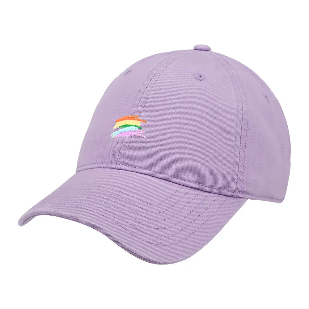 Cute Rainbow Embroidered Baseball Cap Green - Image 8