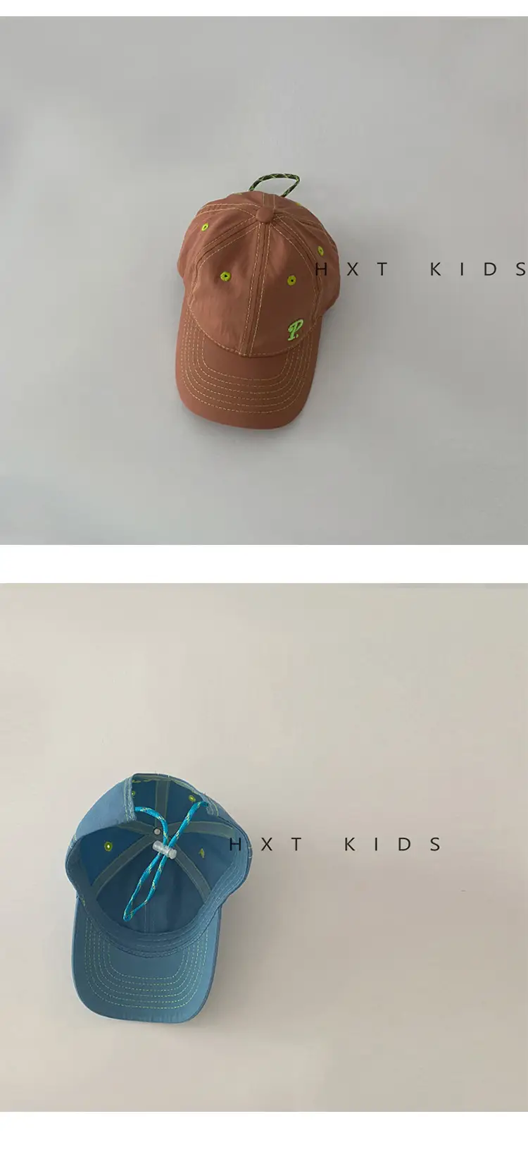 Kids Cotton Cap with "Tow & Feather" Print Brown — feature 16