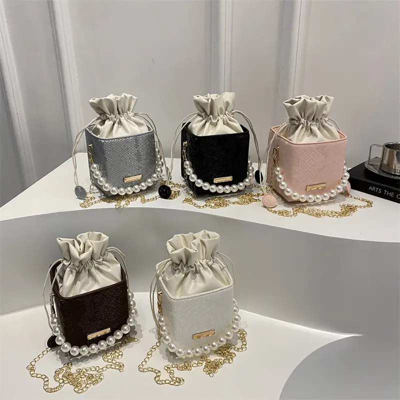 Women's Pearl Bucket Bags 2025 Summer Collection - Image 6