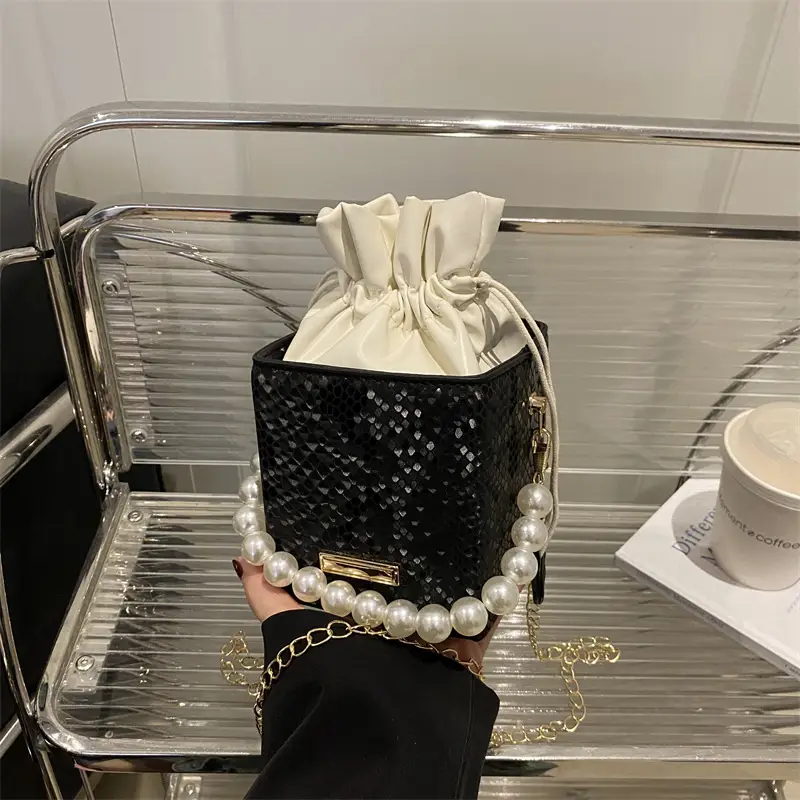 Women's Pearl Bucket Bags 2025 Summer Collection - Image 8