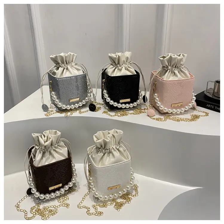 Women's Pearl Bucket Bags 2025 Summer Collection — feature 23