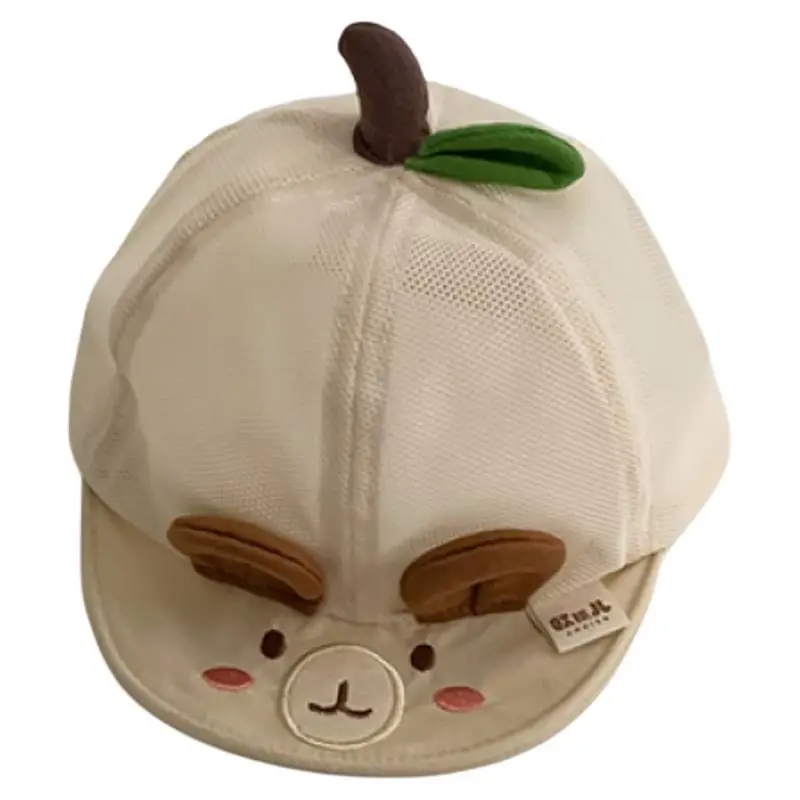 Baby Apple Shape Duck Tongue Hat for Girls
