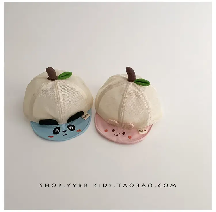 Baby Apple Shape Duck Tongue Hat for Girls — feature 11