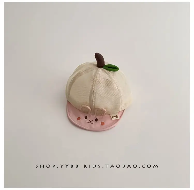 Baby Apple Shape Duck Tongue Hat for Girls — feature 13