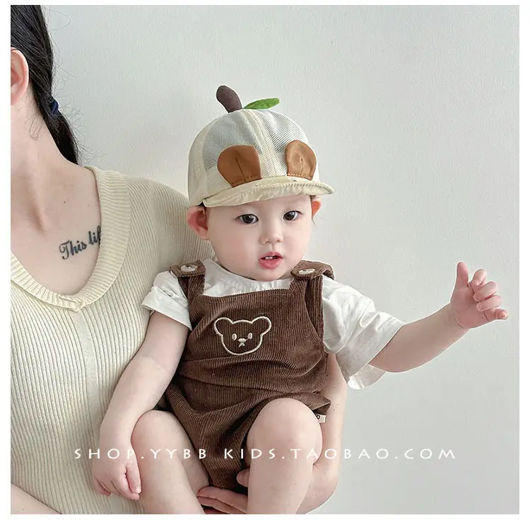 Baby Apple Shape Duck Tongue Hat for Girls — feature 4