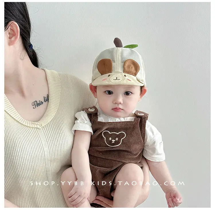 Baby Apple Shape Duck Tongue Hat for Girls — feature 5