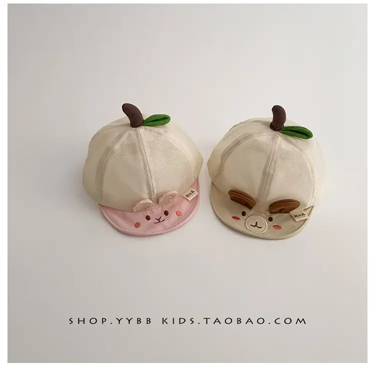 Baby Apple Shape Duck Tongue Hat for Girls — feature 6