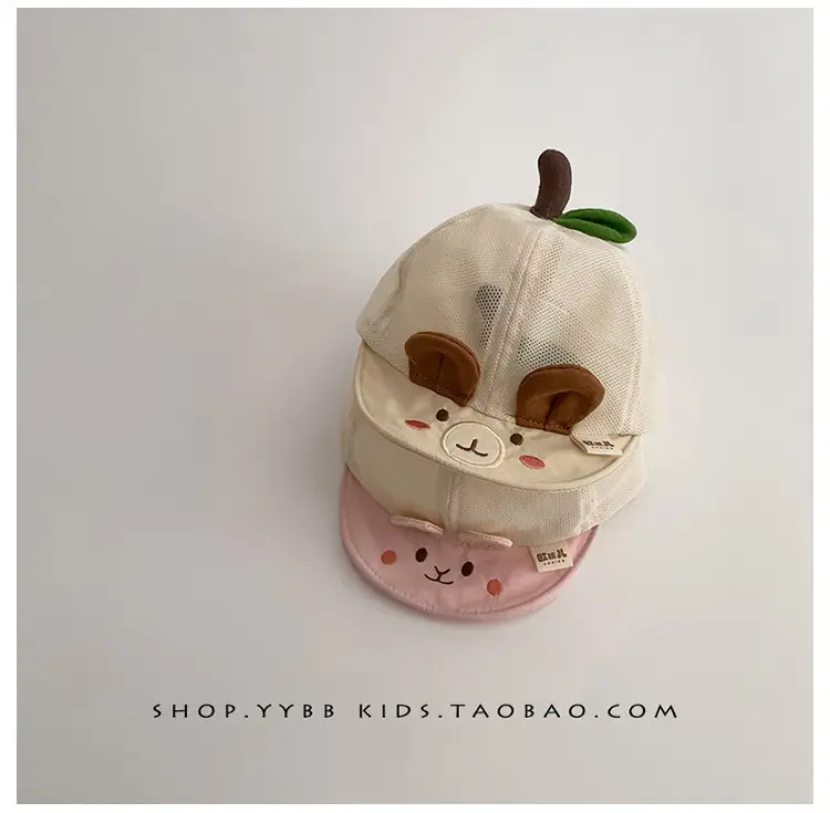 Baby Apple Shape Duck Tongue Hat for Girls — feature 7