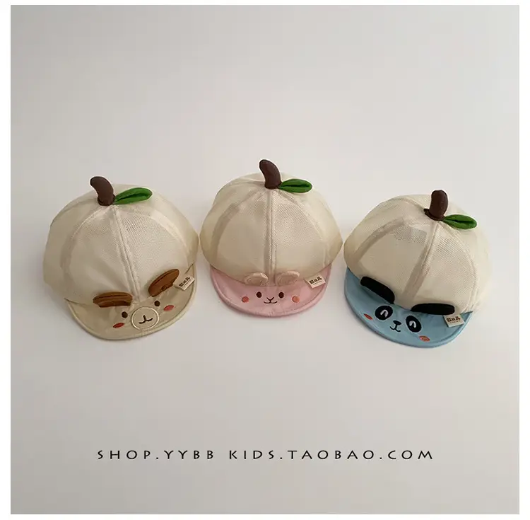 Baby Apple Shape Duck Tongue Hat for Girls — feature 8
