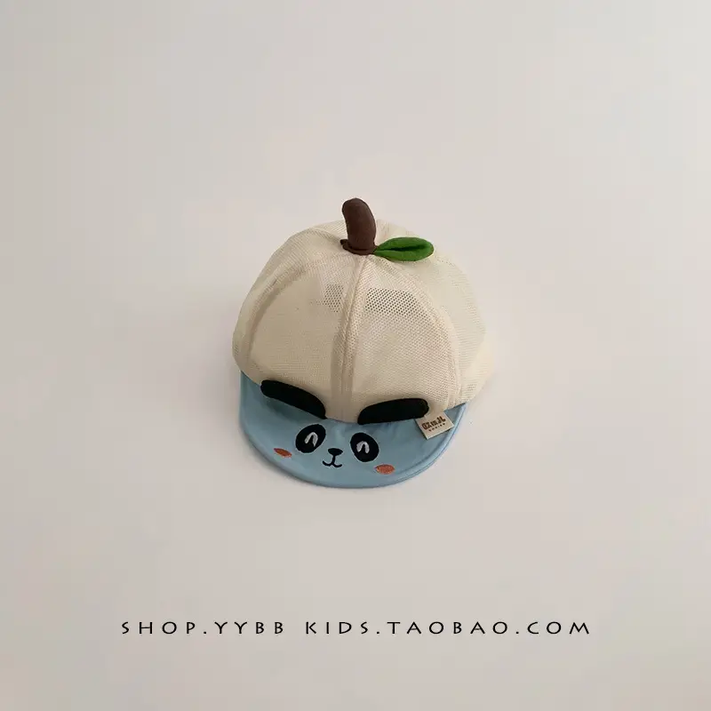 Baby Apple Shape Duck Tongue Hat for Girls