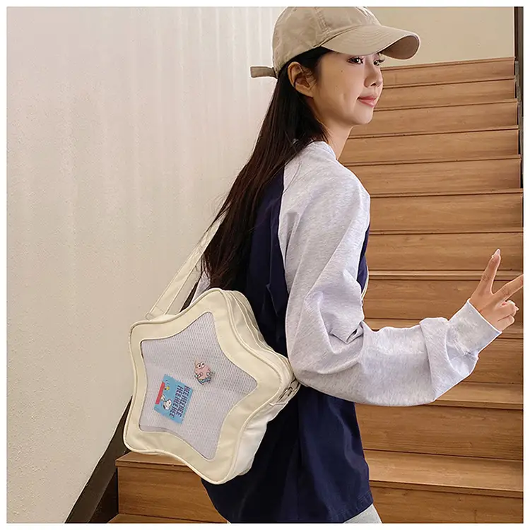 Star Shape Pink Shoulder Bag for Girls with Mobile Cover — feature 11