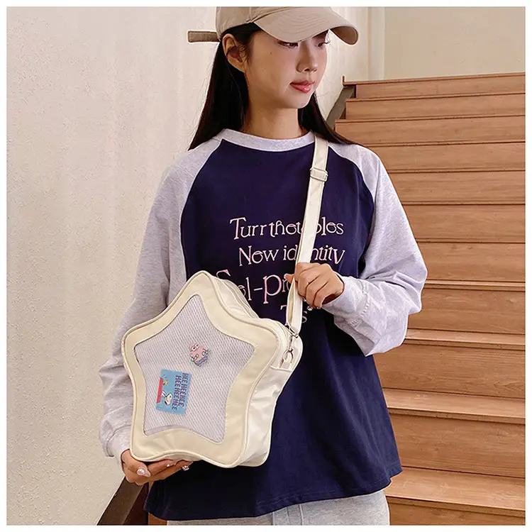 Star Shape Pink Shoulder Bag for Girls with Mobile Cover — feature 12