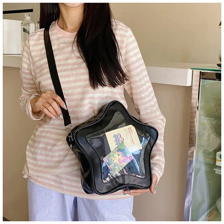 Star Shape Pink Shoulder Bag for Girls with Mobile Cover — feature 13