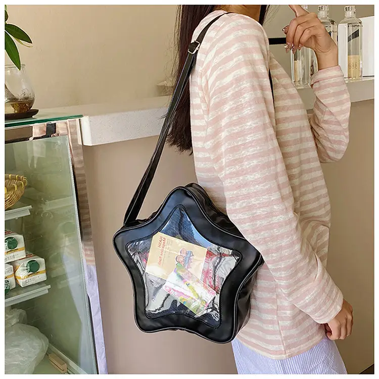 Star Shape Pink Shoulder Bag for Girls with Mobile Cover — feature 15