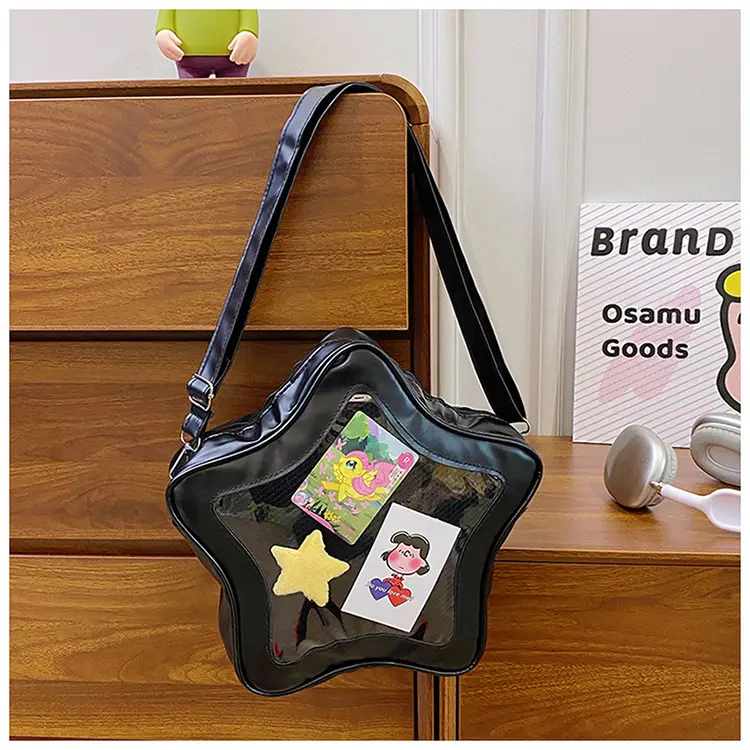 Star Shape Pink Shoulder Bag for Girls with Mobile Cover — feature 21