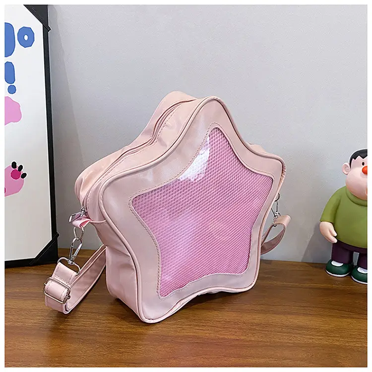 Star Shape Pink Shoulder Bag for Girls with Mobile Cover — feature 23