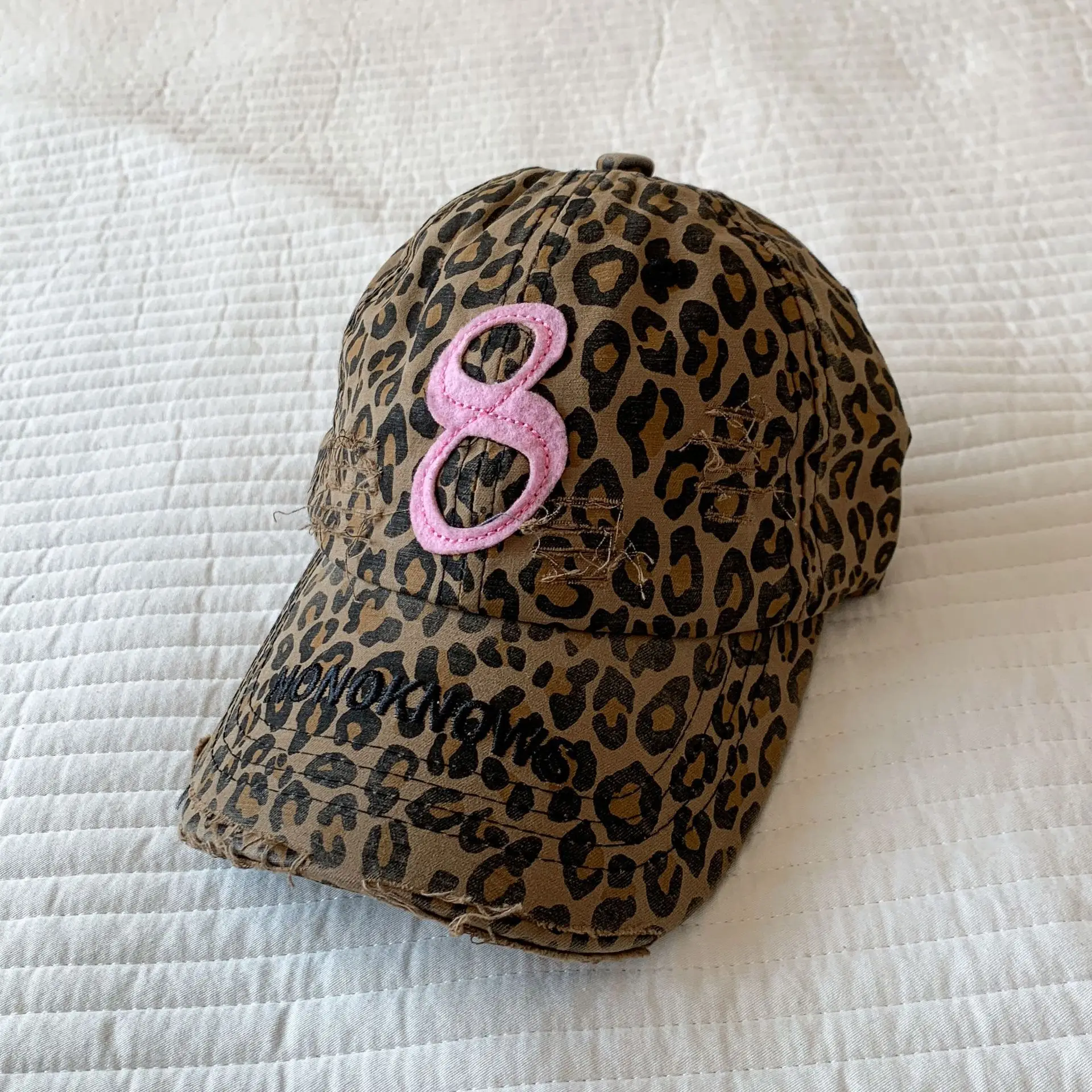 Girls Leopard Print Sun Hat 2025 - Image 5