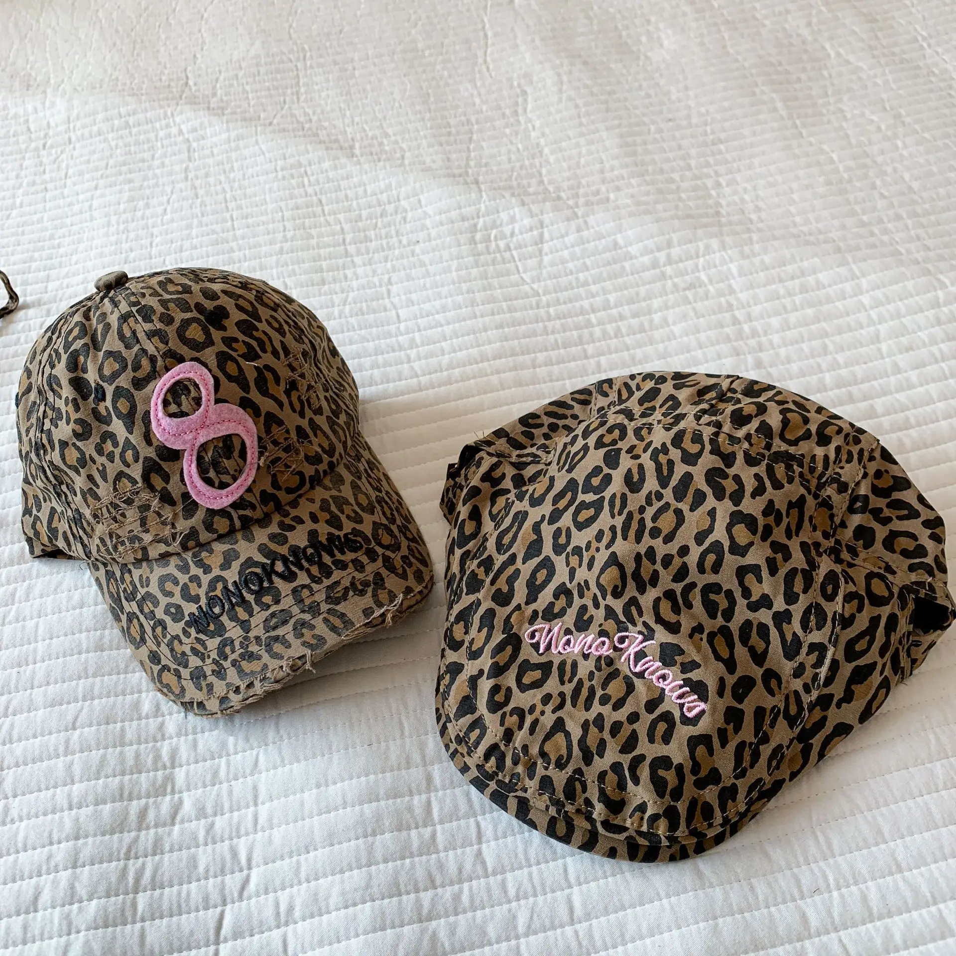 Girls Leopard Print Sun Hat 2025 - Image 6