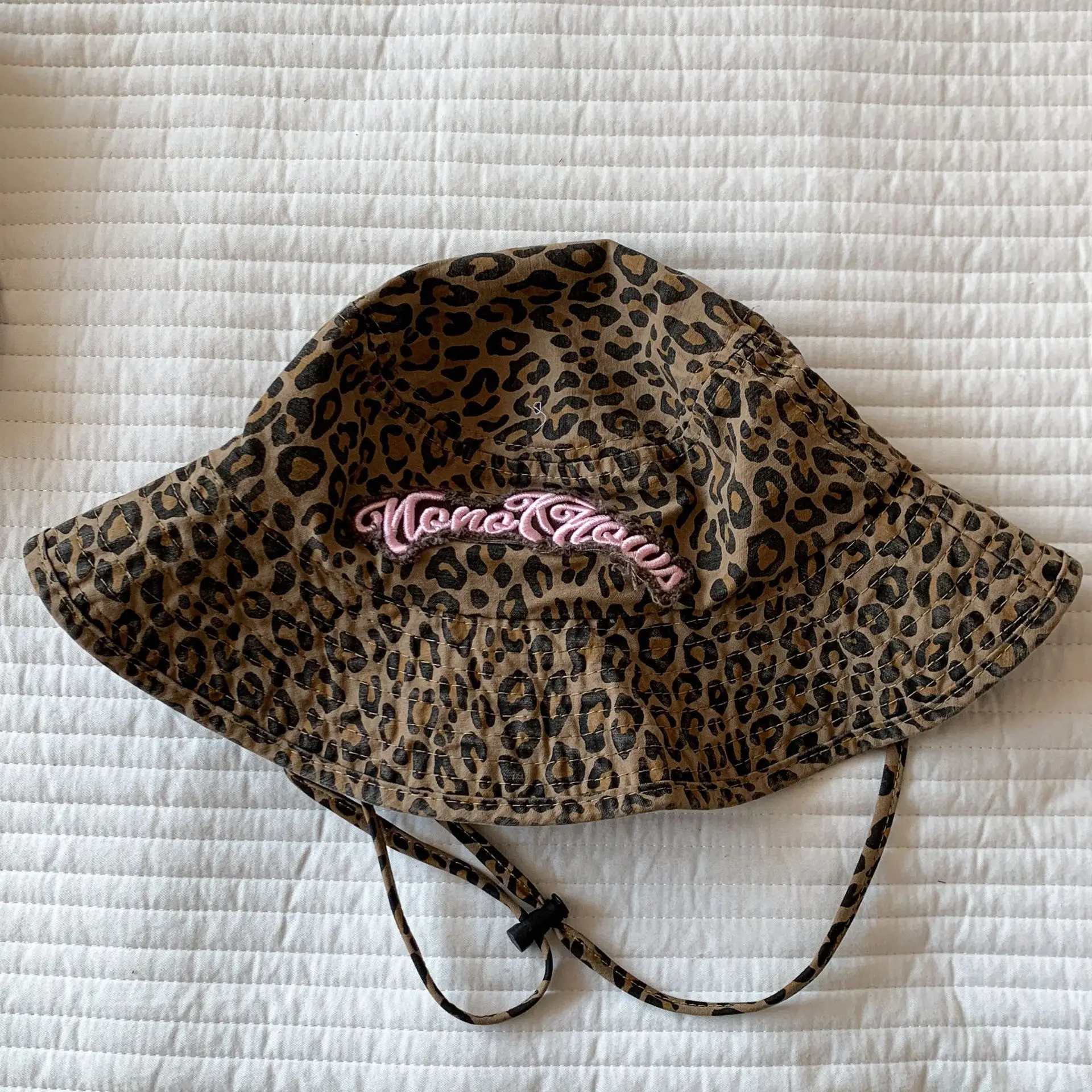 Girls Leopard Print Sun Hat 2025 - Image 2