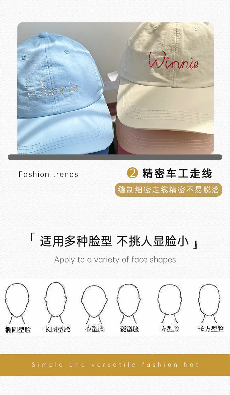Men Blue Embroidered Cap Winnie Design — feature 23